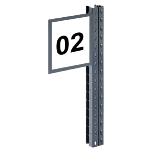 Aisle Identification Board - Dark Grey