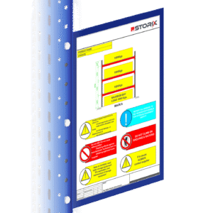 Rack Load Notice - Signal Blue